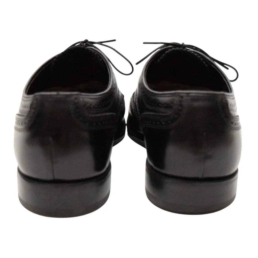 Florsheim Lexington Men's Black Leather Wingtip Oxford Dress Shoes Size 8.5 3E